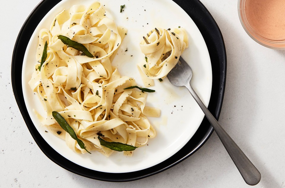 Homemade Pasta with Sage Butter