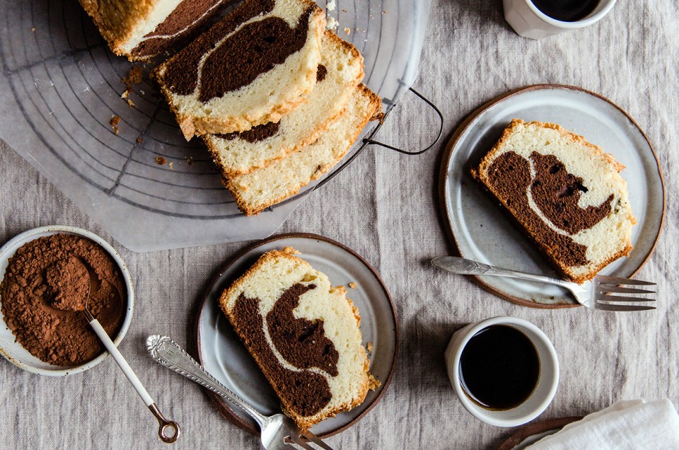 Old-Fashioned Marble Cake