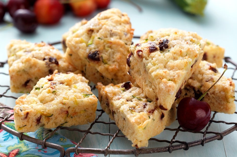 Cherry-Zucchini Scones