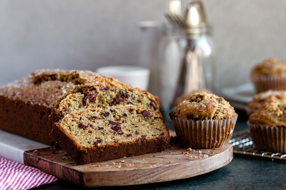 Cranberry-Walnut Bread & Muffins