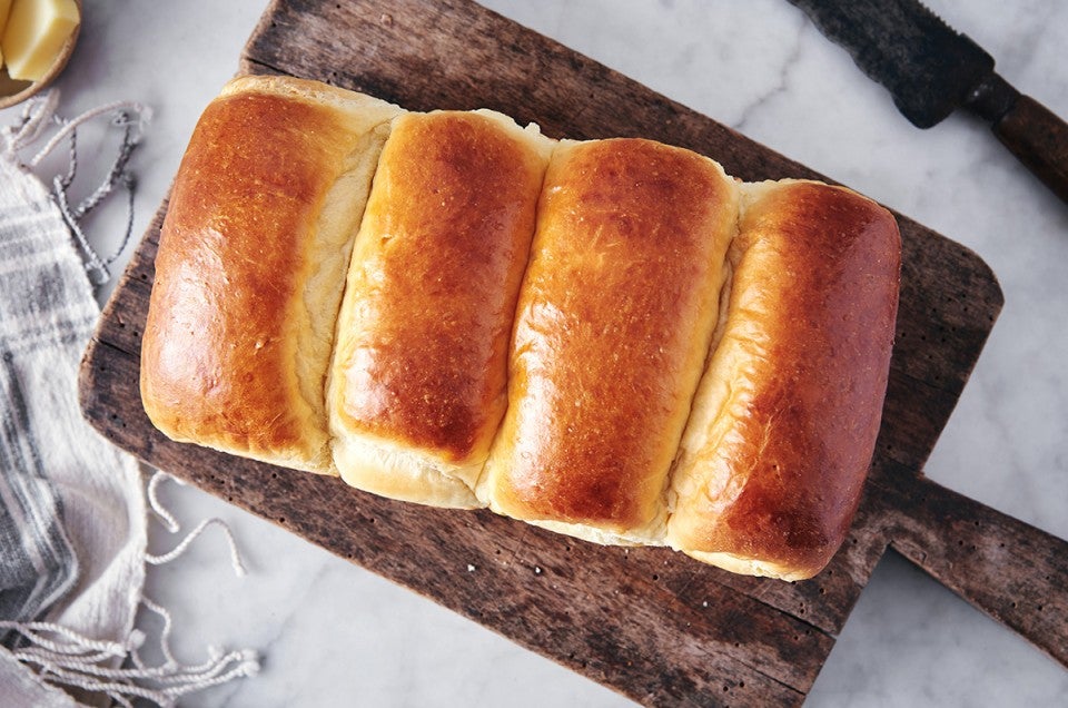 Pillowy White Bread - select to zoom