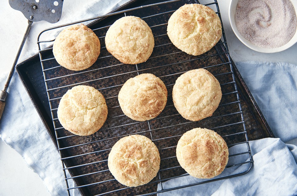Gluten-Free Snickerdoodles made with baking mix