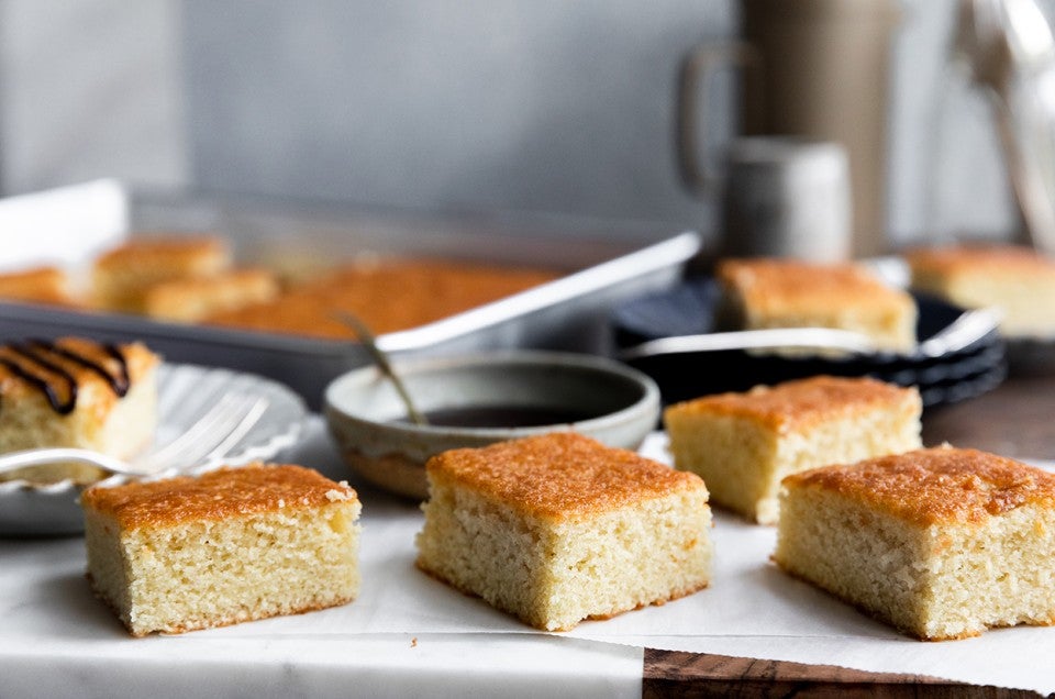 Gluten-Free Hot Milk Cake - select to zoom