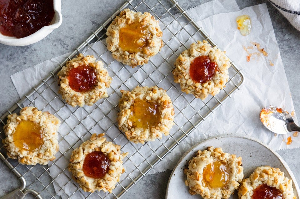 Gluten-Free Thumbprint Cookies - select to zoom