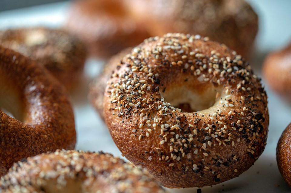 Bagels with Pâte Fermentée - select to zoom