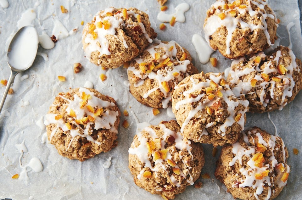 Orange Walnut Whole Wheat Scones - select to zoom