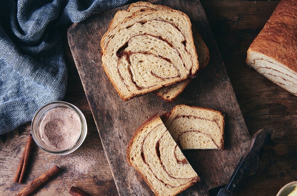 100% Whole Wheat Cinnamon Swirl Bread