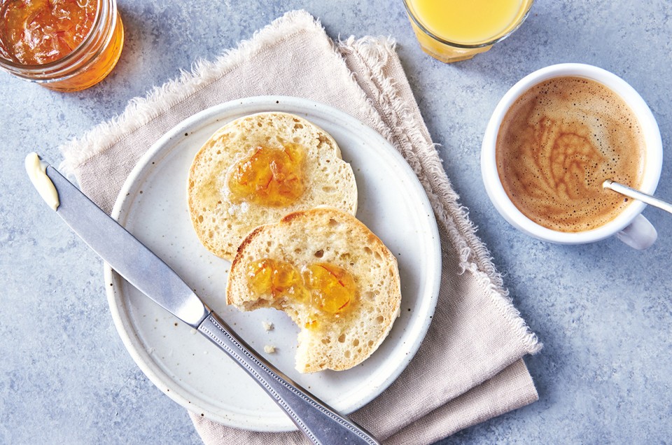 Gluten-Free Sourdough English Muffins - select to zoom