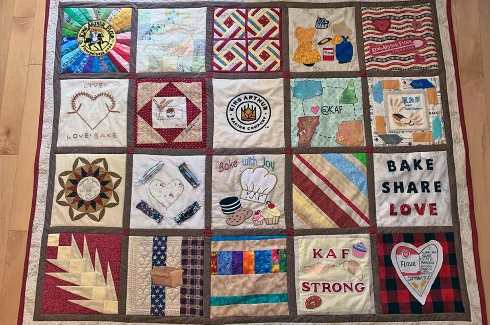 King Arthur Baking Company quilt 