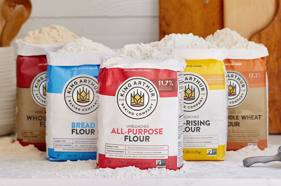 Group of King Arthur flours 