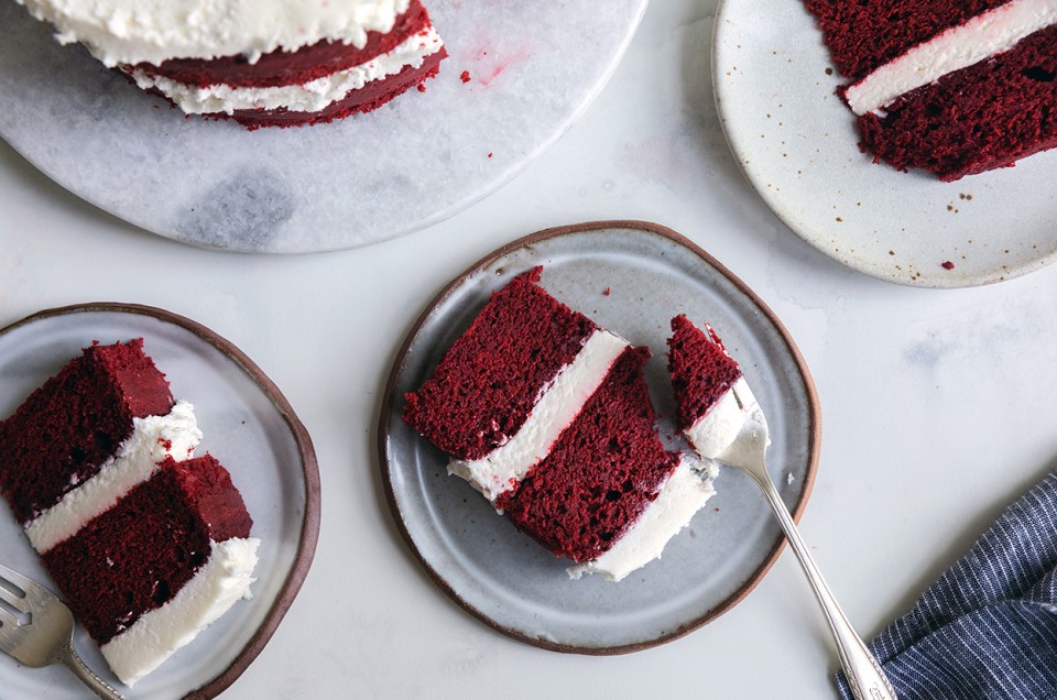 Gluten-Free Red Velvet Cake - select to zoom