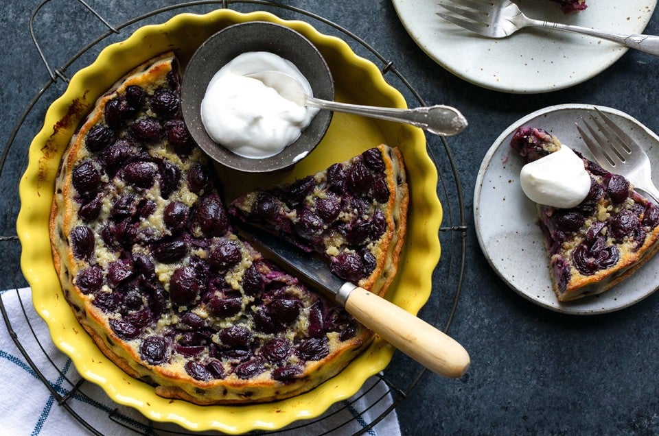 Easy Fresh Fruit Clafouti - select to zoom