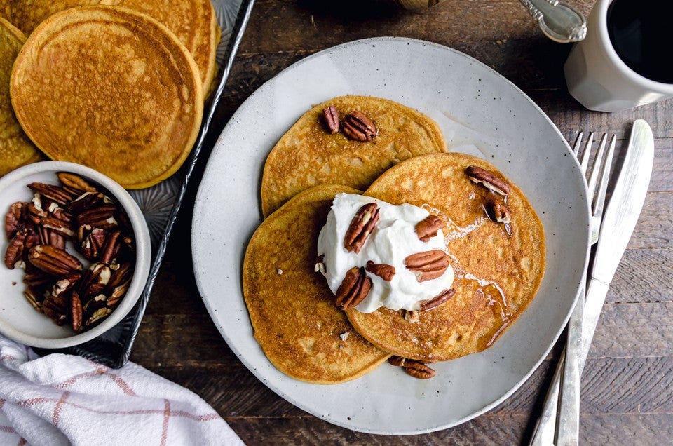 Gluten-Free Pumpkin Pancakes - select to zoom