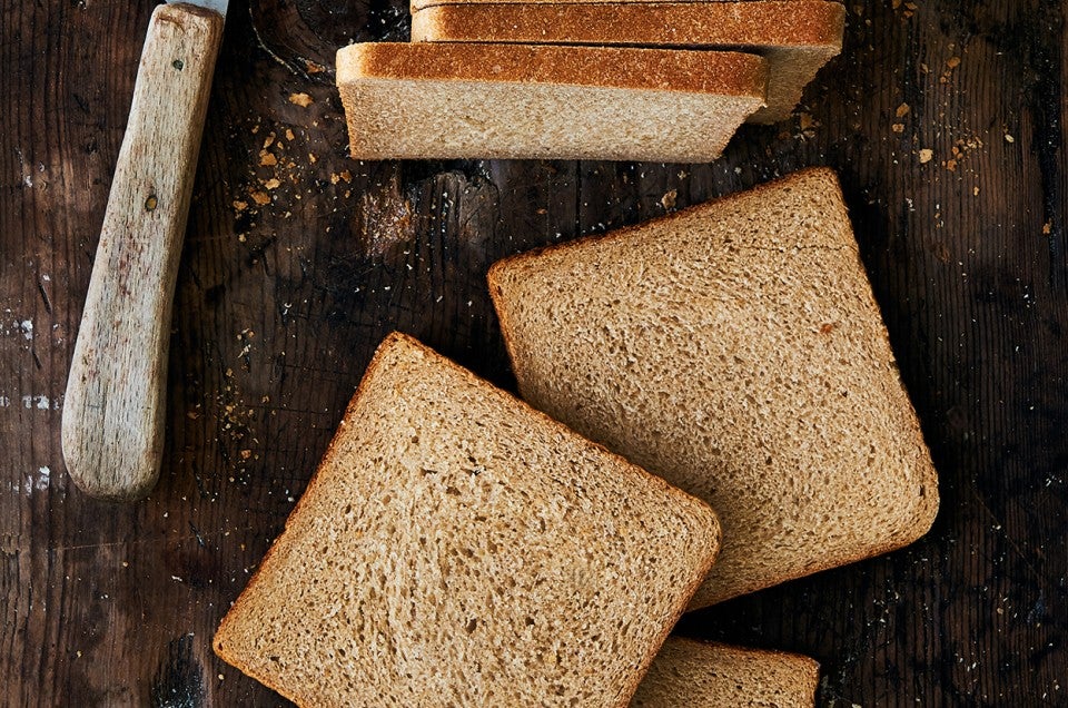 100% Whole Wheat Pain de Mie Recipe