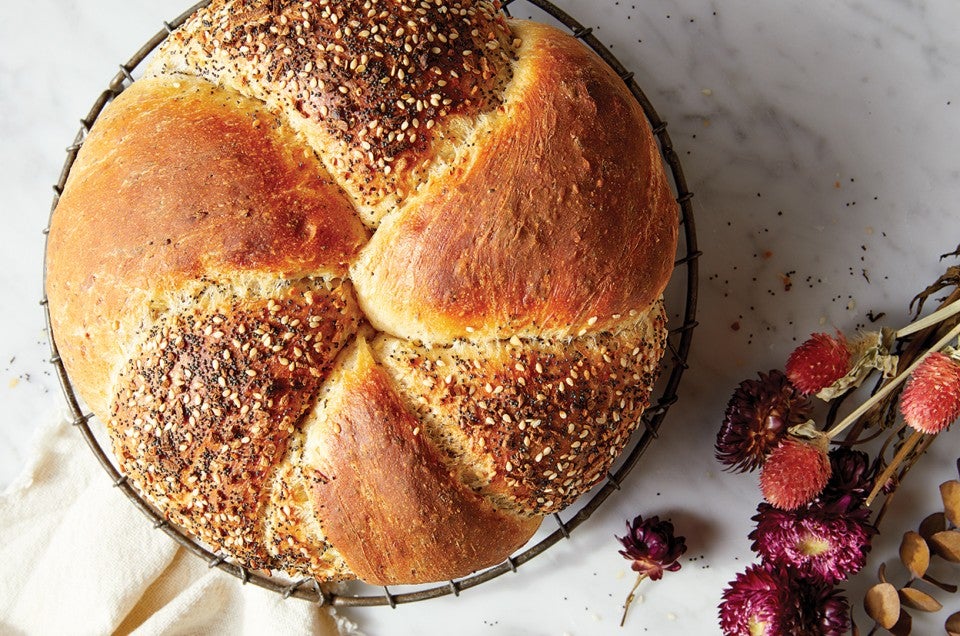 Asiago and Everything Bread