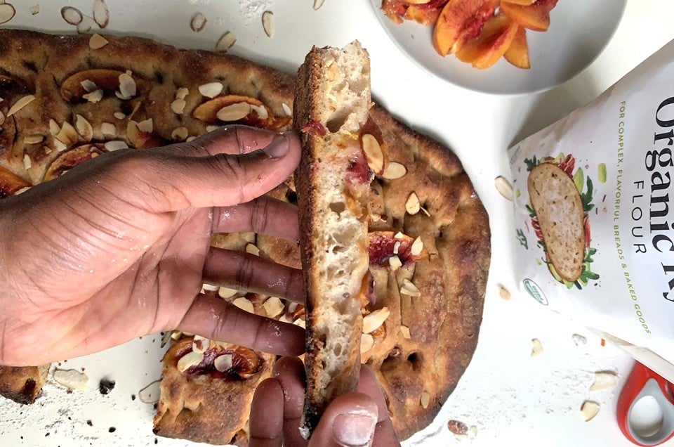 Sourdough Rye Dessert Focaccia King Arthur Baking