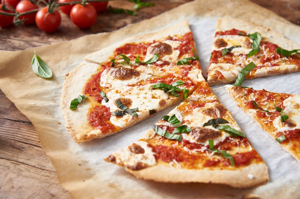 Gluten-Free Thin-Crust Pizza - select to zoom