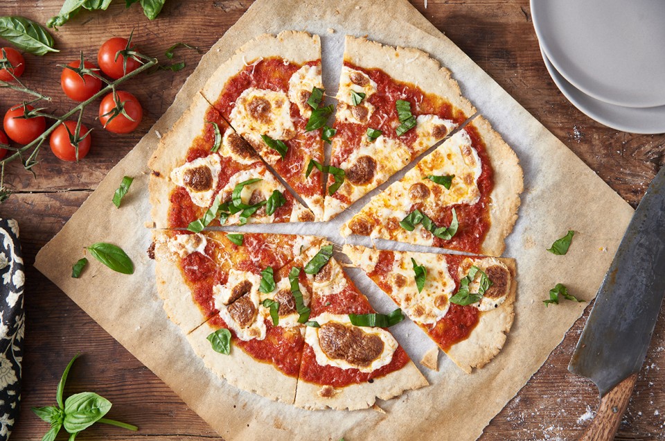 Gluten-Free Thin-Crust Pizza - select to zoom