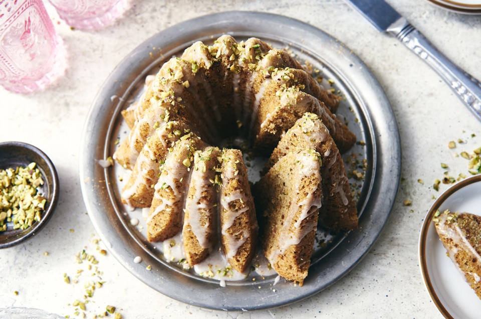 Cardamom Bundt Cake with Lemon Glaze - select to zoom