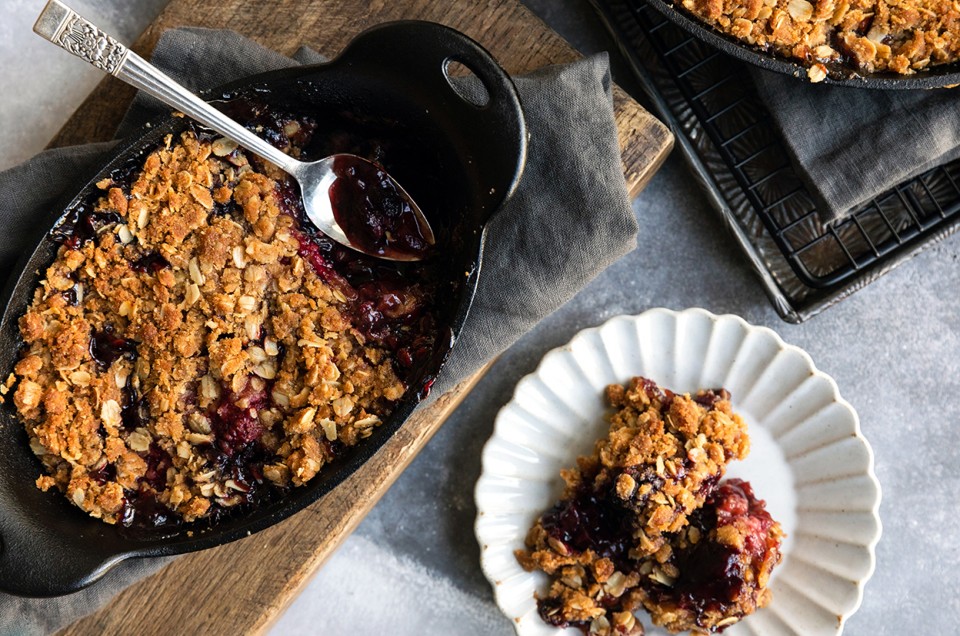 Cherry Berry Apple Crumble - select to zoom
