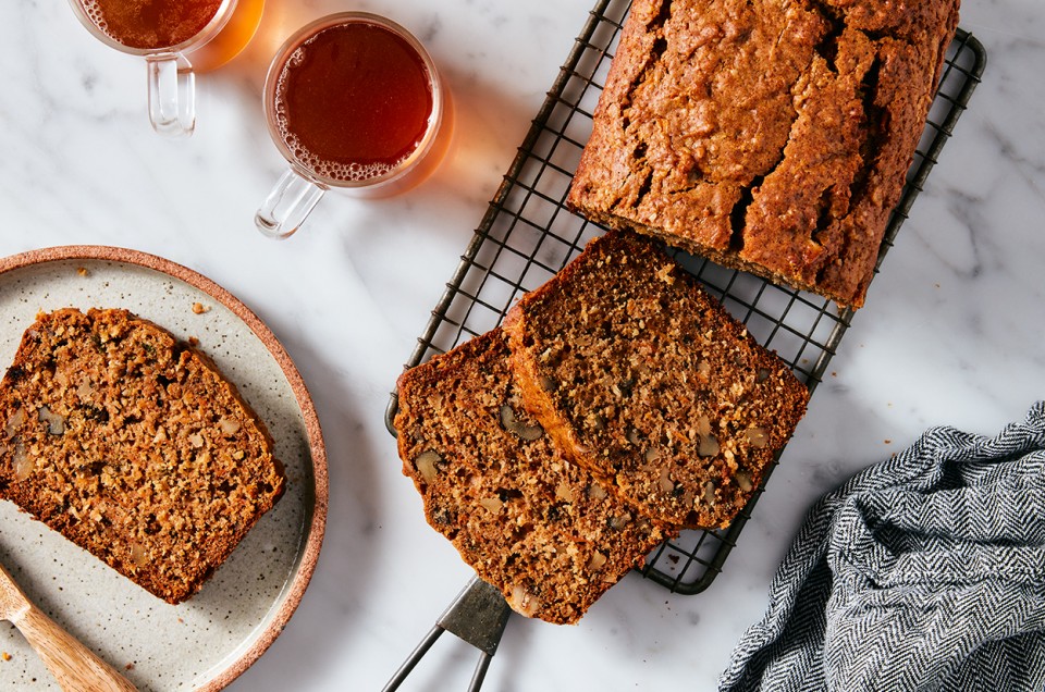 Carrot Cake Bread made with baking sugar alternative