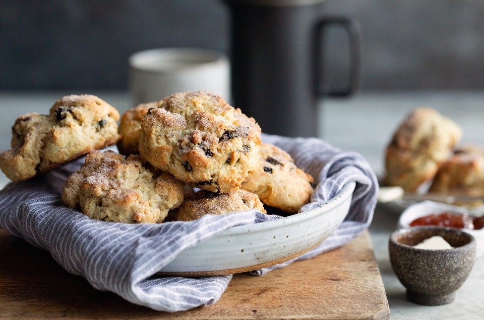 Gluten-Free Scones made with baking mix - select to zoom