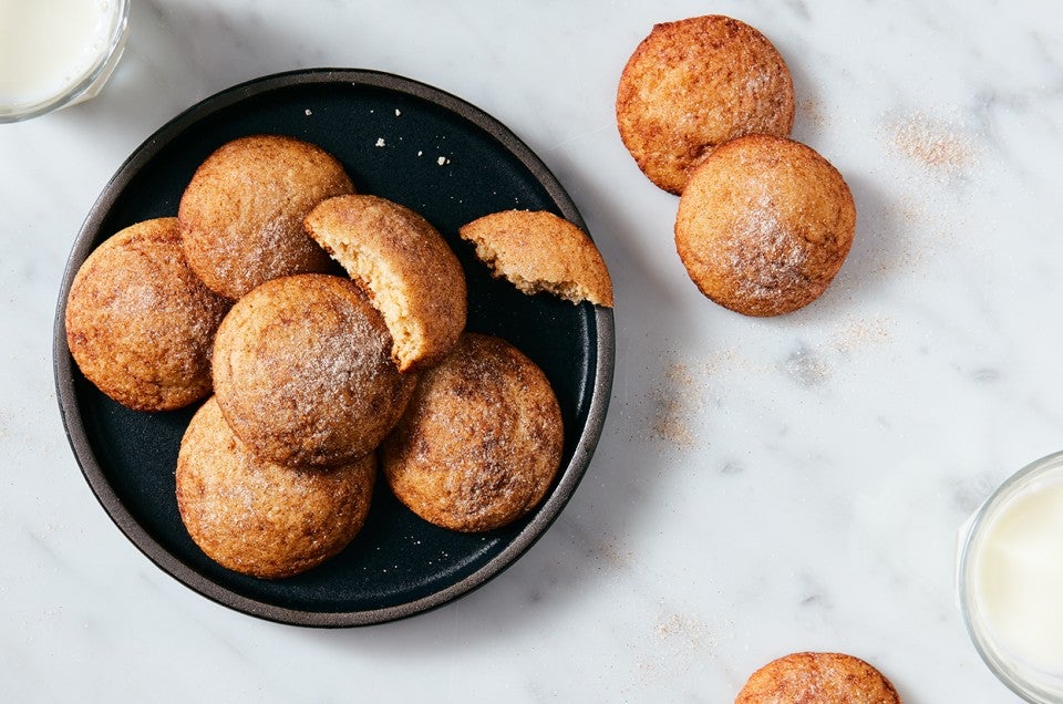 Soft Snickerdoodles made with baking sugar alternative - select to zoom