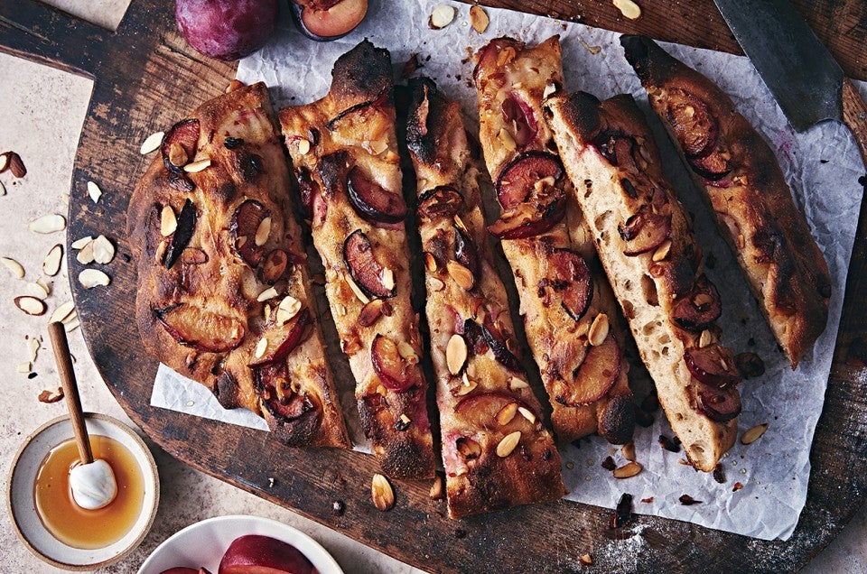 Sourdough Rye Dessert Focaccia