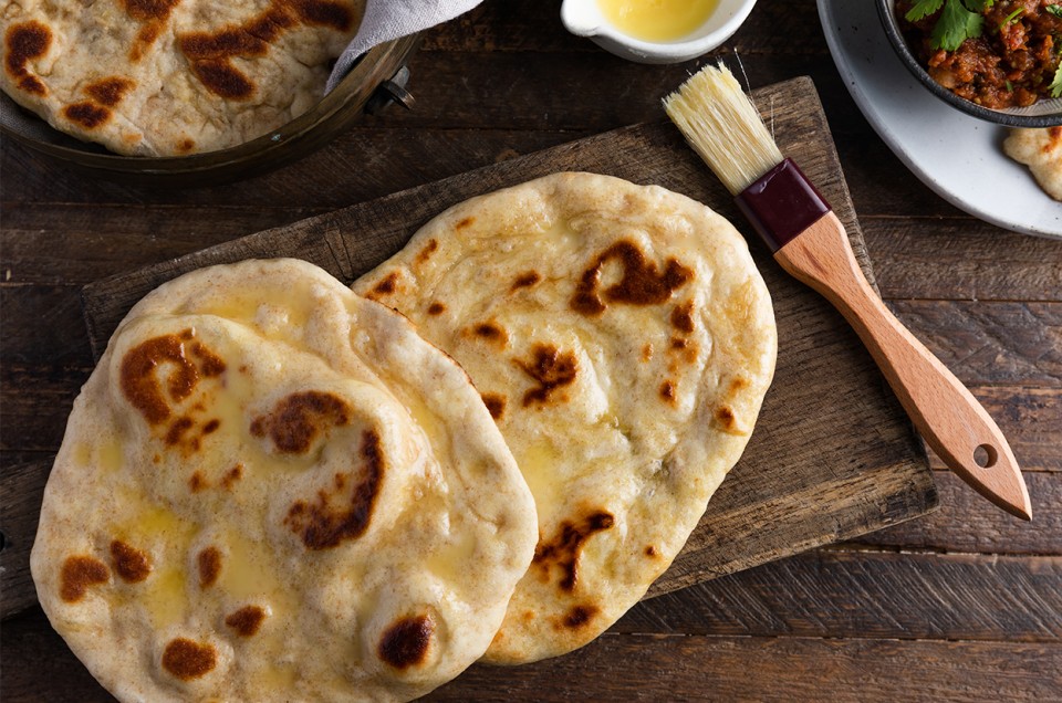 Grilled Naan - select to zoom
