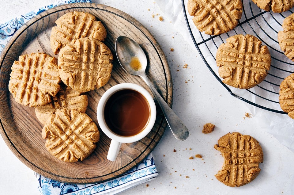 Keto-Friendly Peanut Butter Cookies - select to zoom