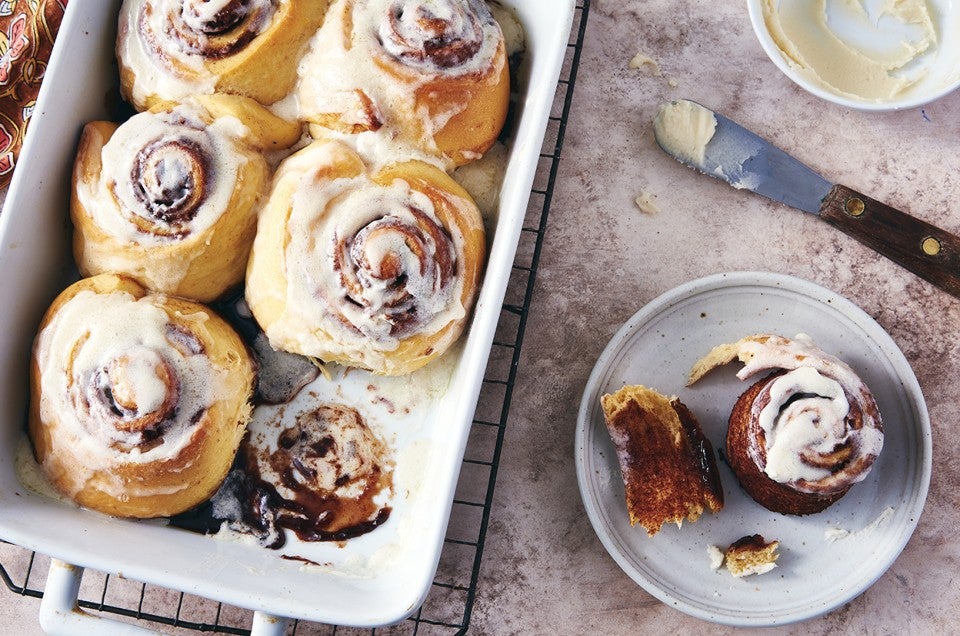 Sweet Potato Cinnamon Rolls Recipe | King Arthur Baking