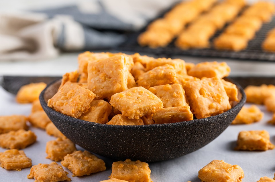 Gluten-Free Cheese Crackers - select to zoom