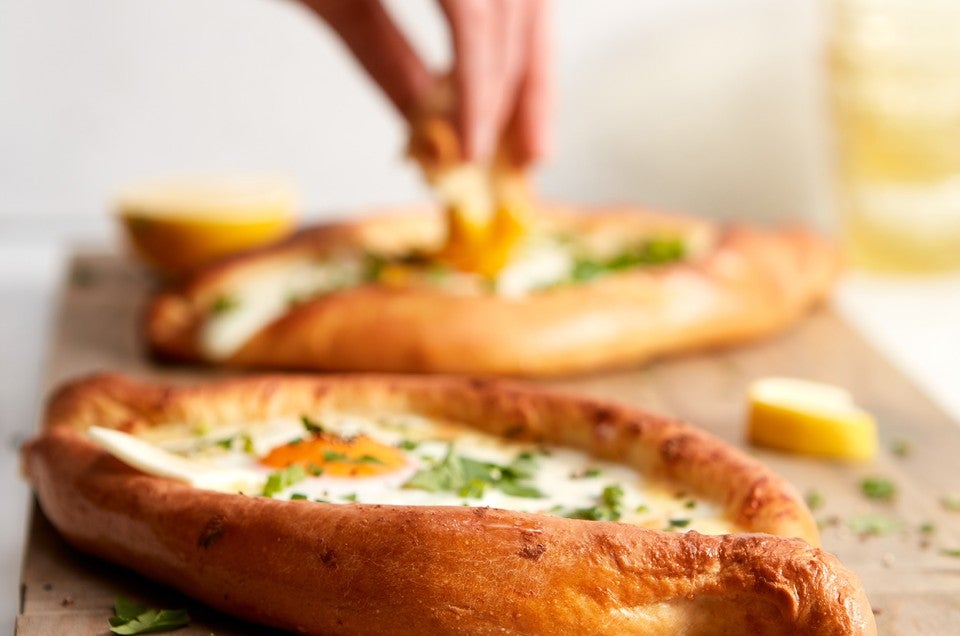 Khachapuri (Georgian Cheese Bread) - select to zoom