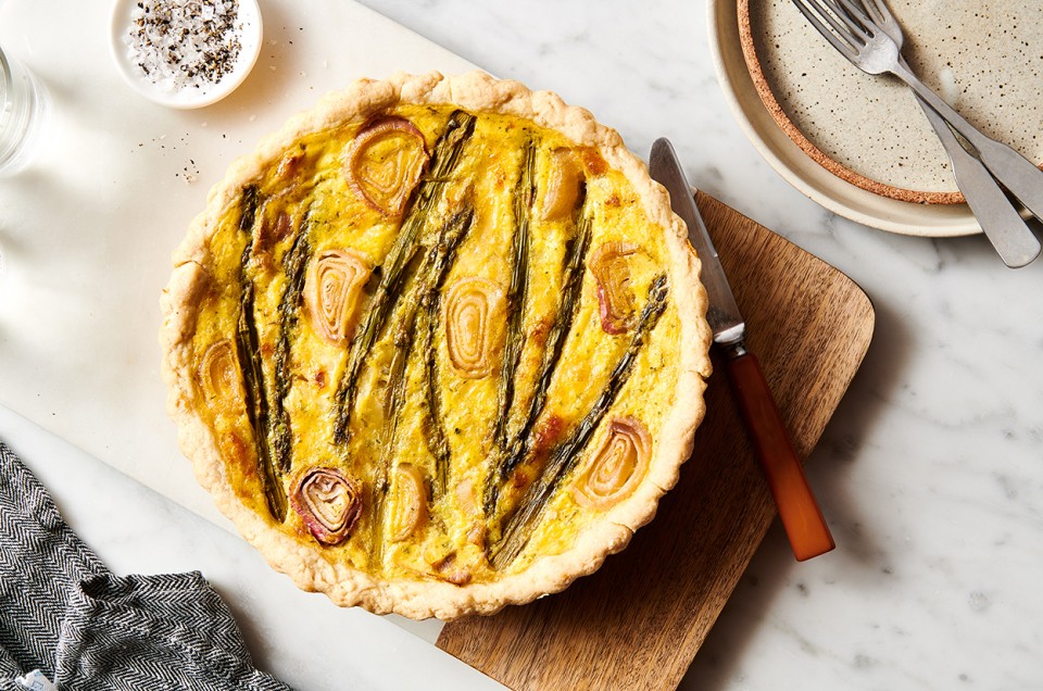 Essential Vegetable Quiche - select to zoom