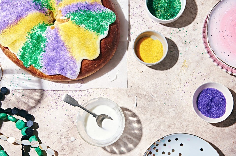 Mardi Gras King Cake - select to zoom