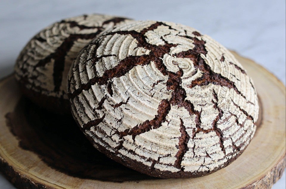 Pan Baked Rye Sourdough Bread