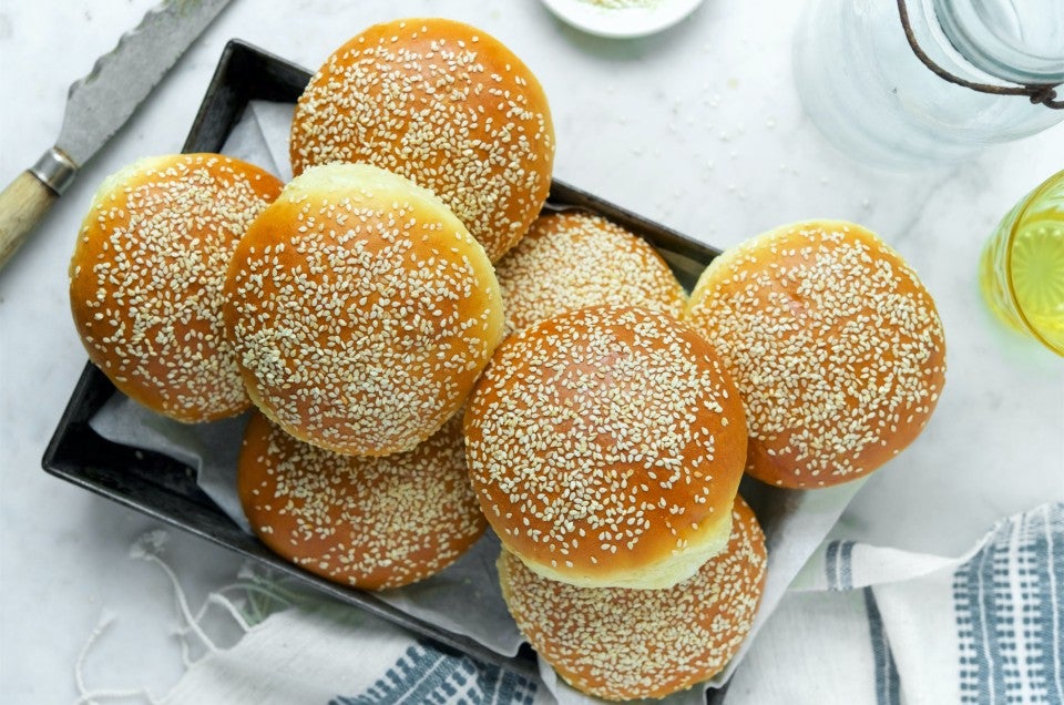 Beautiful burger buns