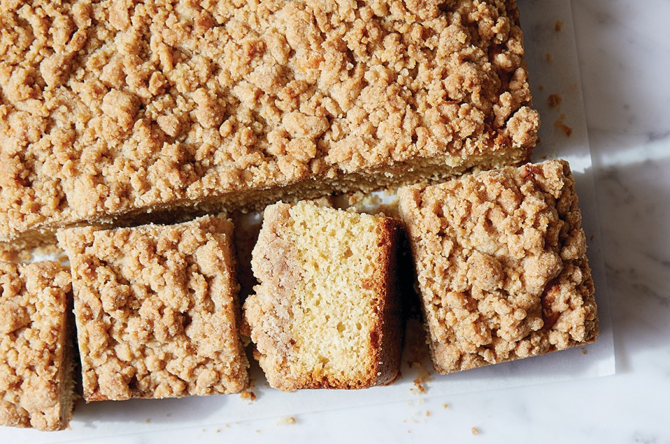 Sourdough Cinnamon Crumb Cake - select to zoom