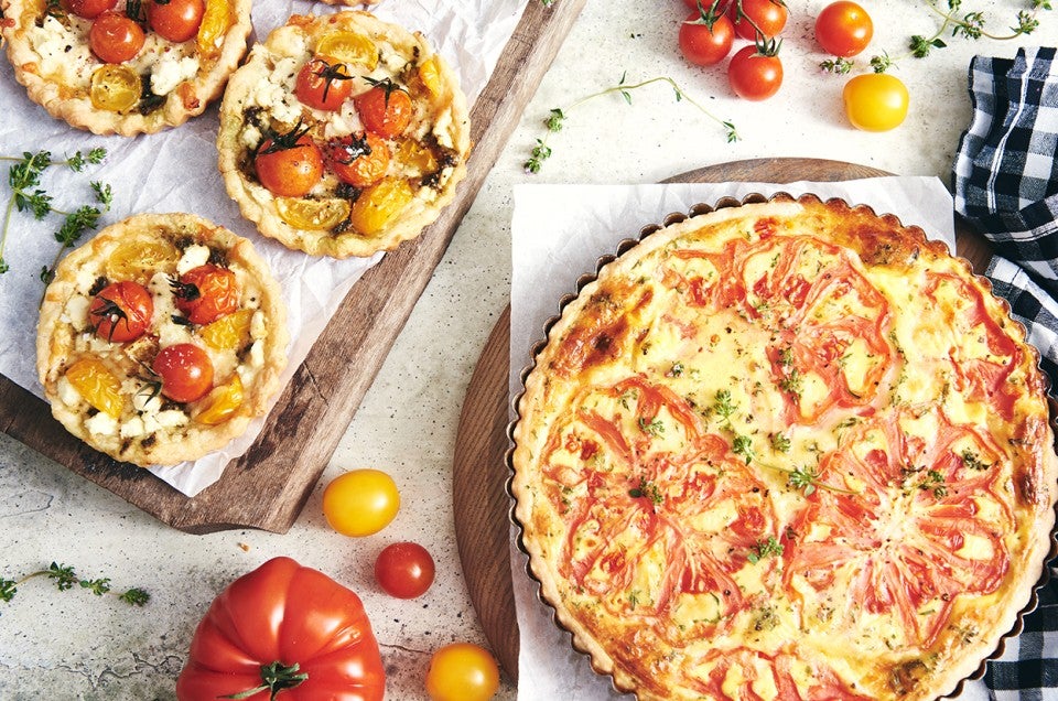 Fresh Tomato Tarts - select to zoom