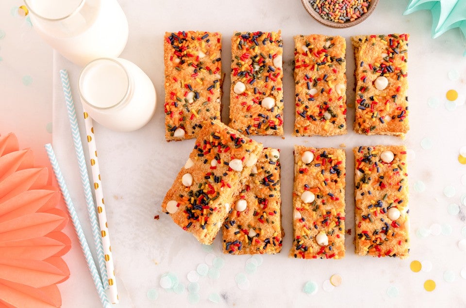 Grain-Free Birthday Blondies - select to zoom