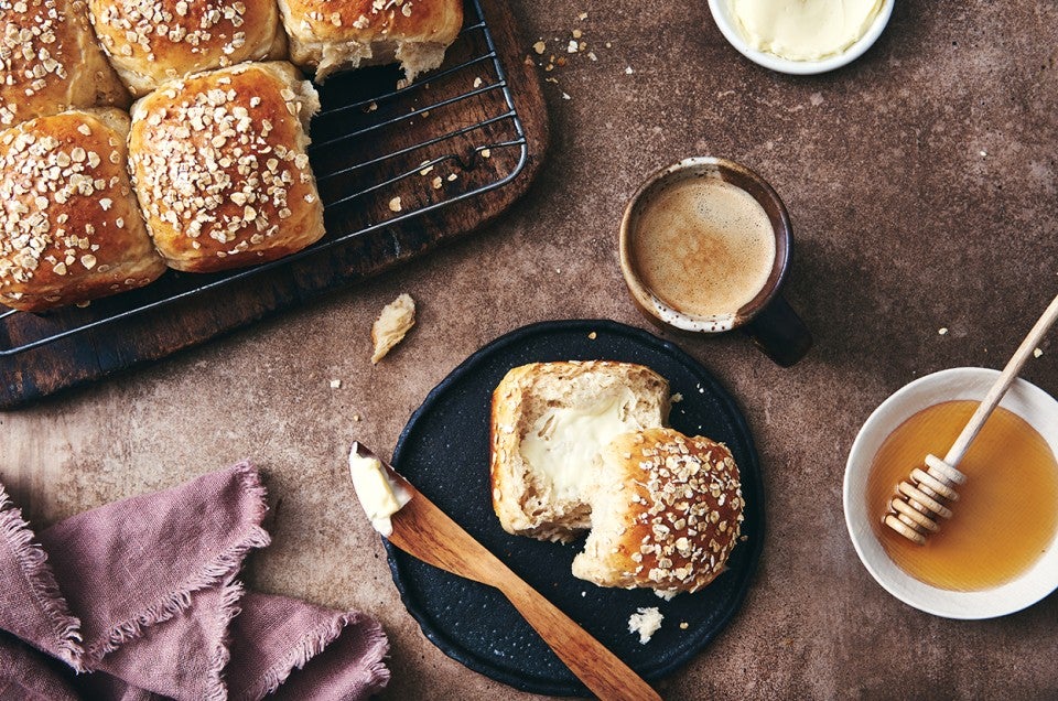 Honey Oatmeal Rolls - select to zoom