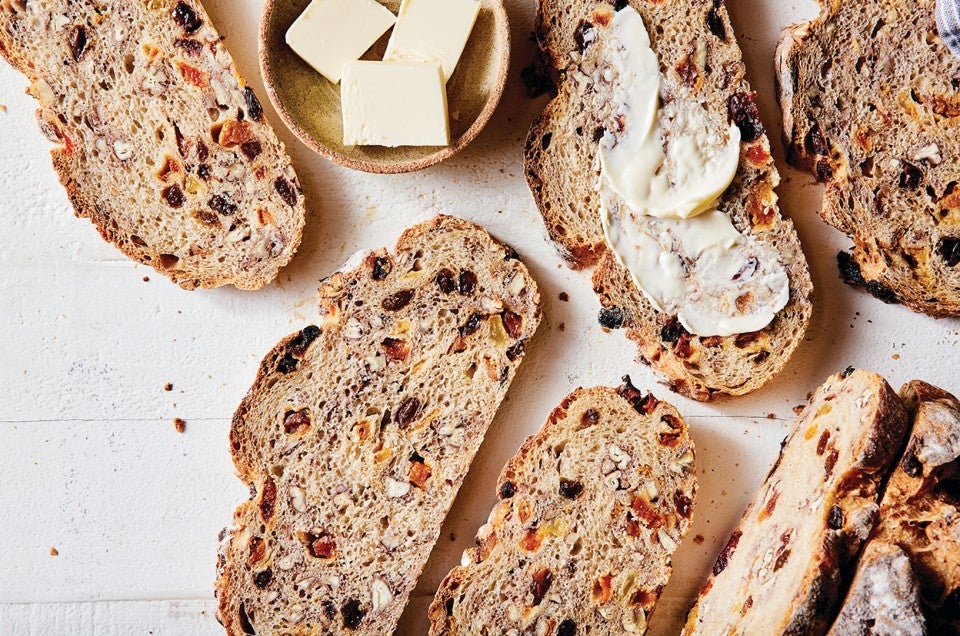No-Knead Harvest Bread - select to zoom