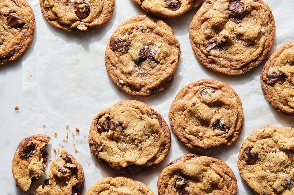 Joy's Brown Butter Chocolate Chip Cookies with Pecans - select to zoom