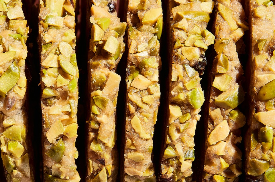 Pistachio-Crusted Icebox Cookies - select to zoom