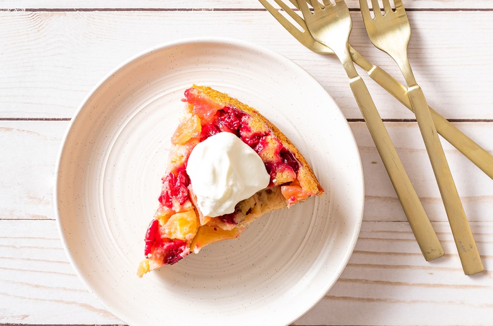 Harvest Apple Cranberry Cake - select to zoom