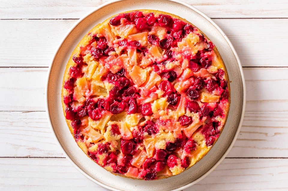 Harvest Apple Cranberry Cake - select to zoom