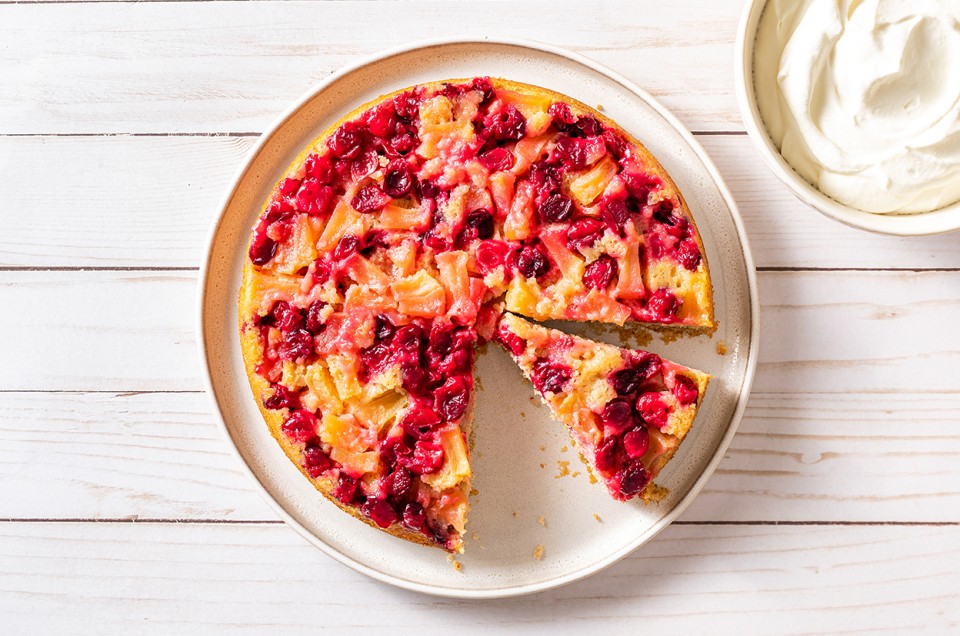 Harvest Apple Cranberry Cake - select to zoom