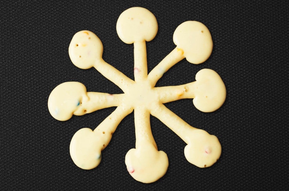 Snowflake Pancakes - select to zoom