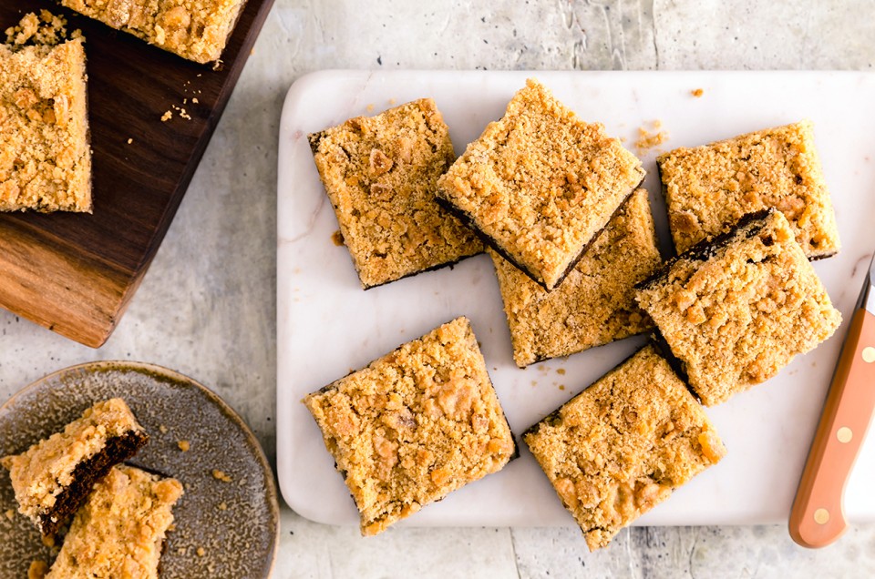 Sticky Ginger Squares - select to zoom