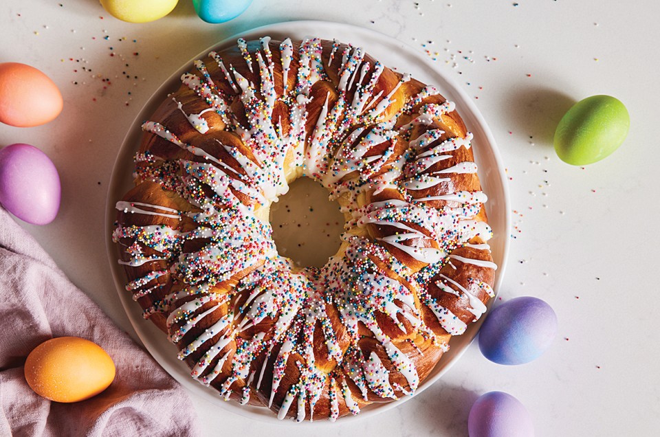 Easter Bread Wreath - select to zoom